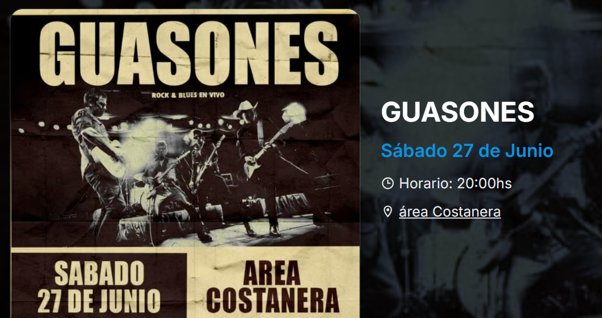 GUASONES 27/06/2026 Quilmes, GBA